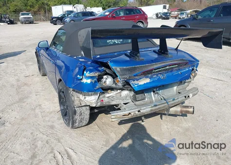 2002 Honda S2000 from USA, damaged, VIN JHMAP11452T009221